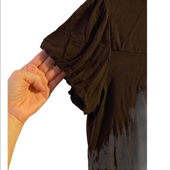 VINTAGE Brown Top Size small BY ISPIRI - Picture 4 of 7